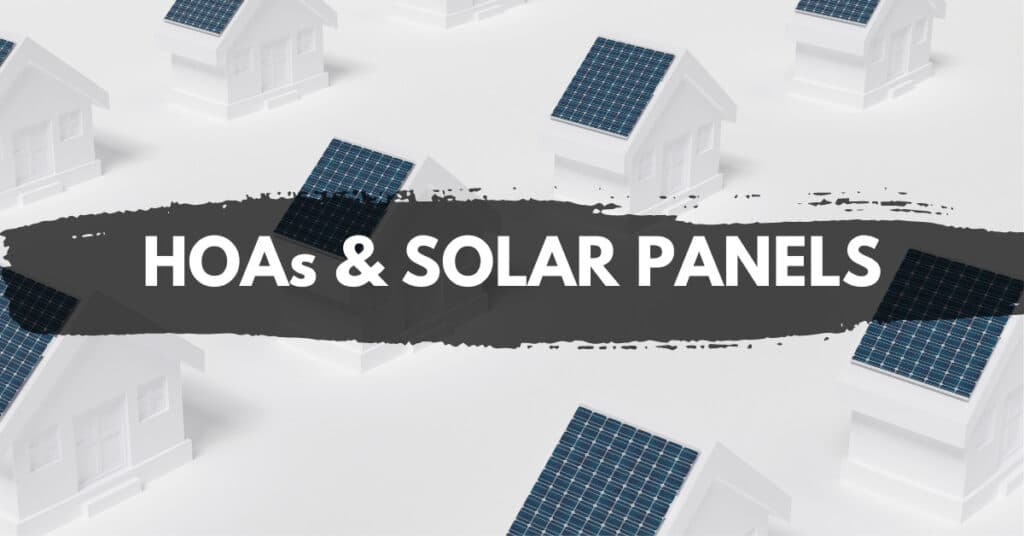 HOAs and solar panels: Do they mix? | DroneQuote