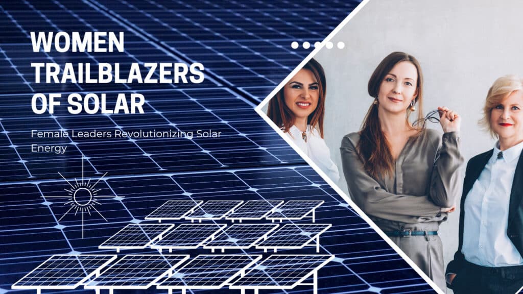 Shattering Glass Ceilings: Meet the Women Powering the Solar Industry | DroneQuote
