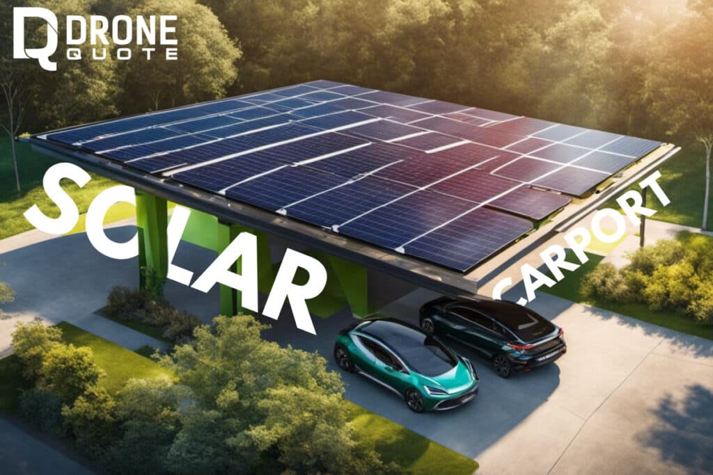 Drive into a Brighter Future with Solar Carports: The Game-Changer for EV Charging | DroneQuote