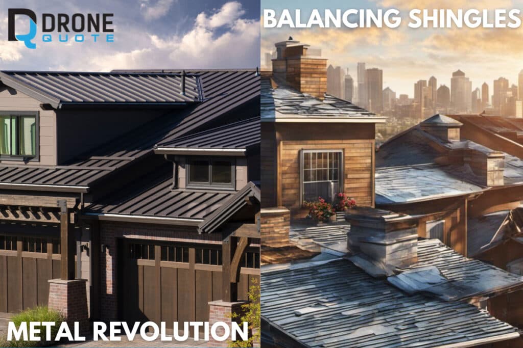 Unleashing Roofing's Hidden Power: The Dynamic Duo of Balancing Shingles and The Metal Revolution | DroneQuote