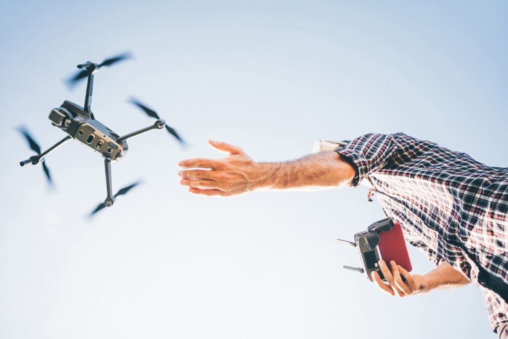 Why are drones used to inspect roof damages? 
